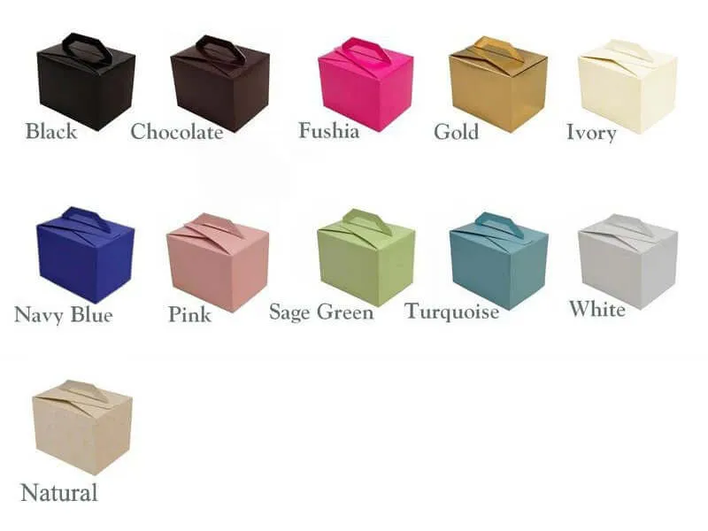 100 Pack Personalized Diamond Monogram Tote Wedding Favor Gift Boxes