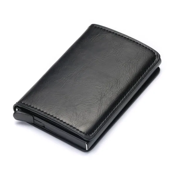 2020 Dropshipping Man Women Smart Wallet Business Card Holder Rfid Wallet Aluminum Metal Credit Business Mini Card Wallet