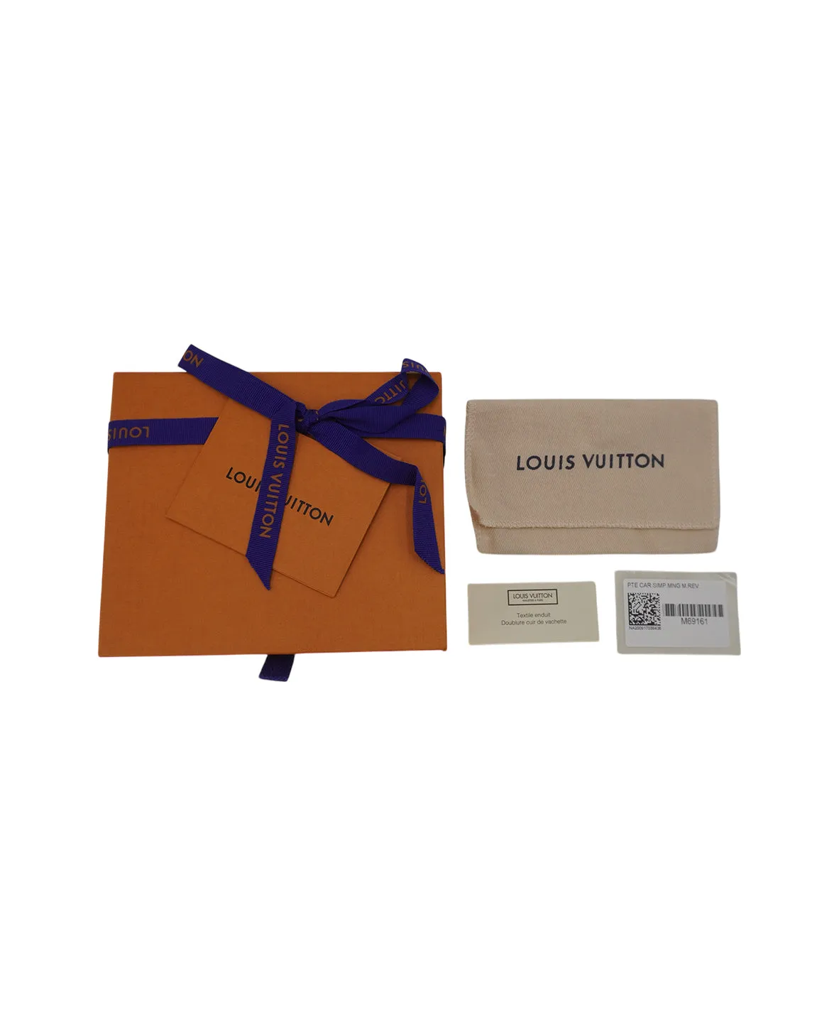 2022 Monogram Reverse Card Case Brown