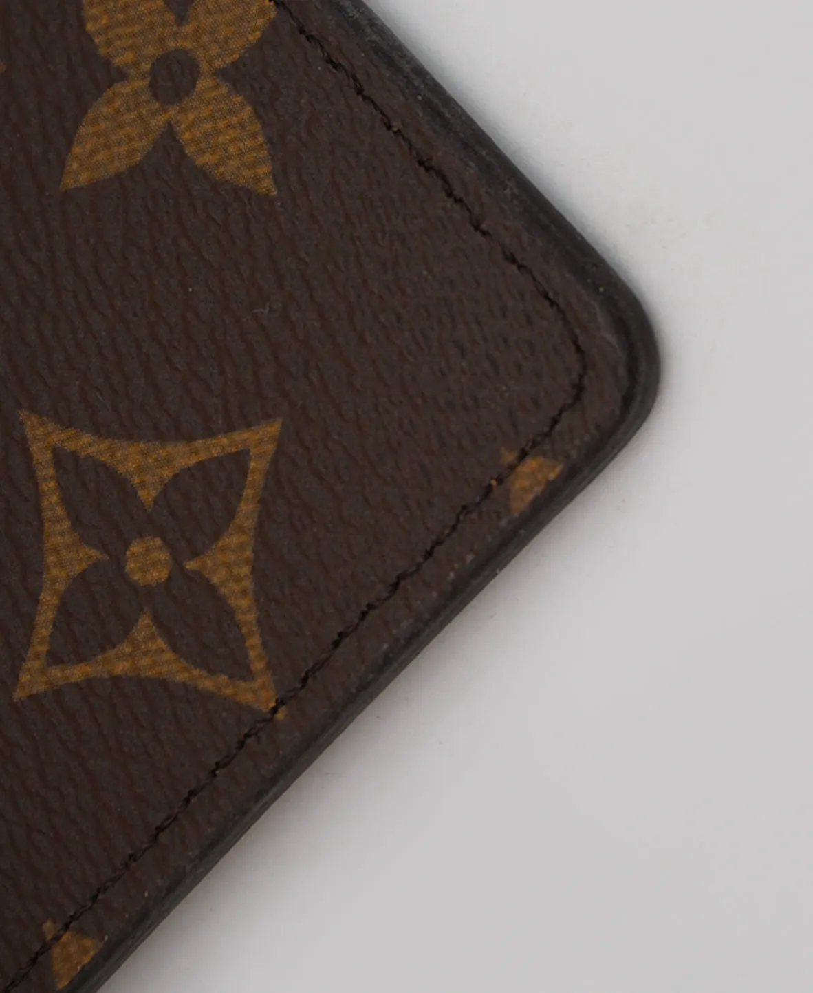 2022 Monogram Reverse Card Case Brown