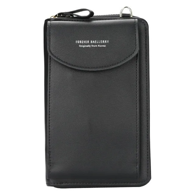 Baellerry 2021 Women Wallet Brand Cell Phone Wallet Big Card Holders Wallet Handbag Purse Clutch Messenger Shoulder Straps Bag