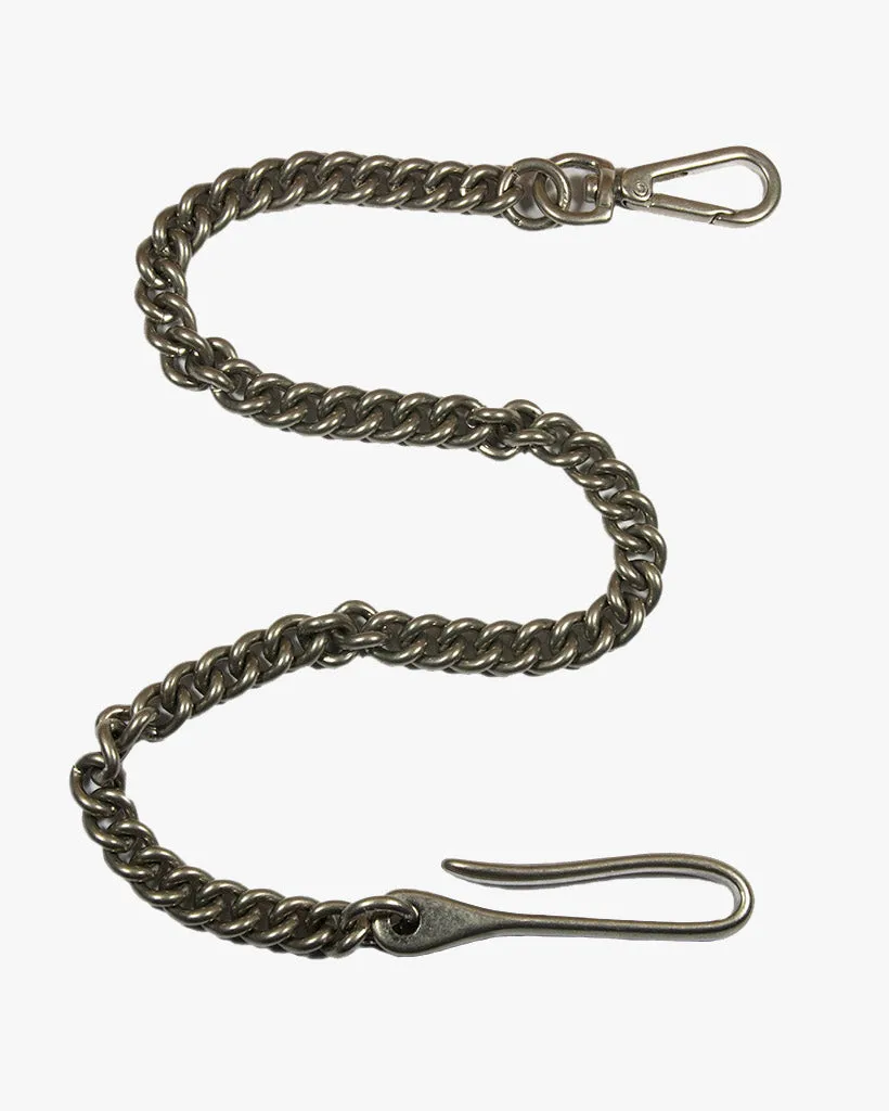 Barnes and Moore Heavy Duty Brass Wallet Tether - Solid Brass / Nickel Plated