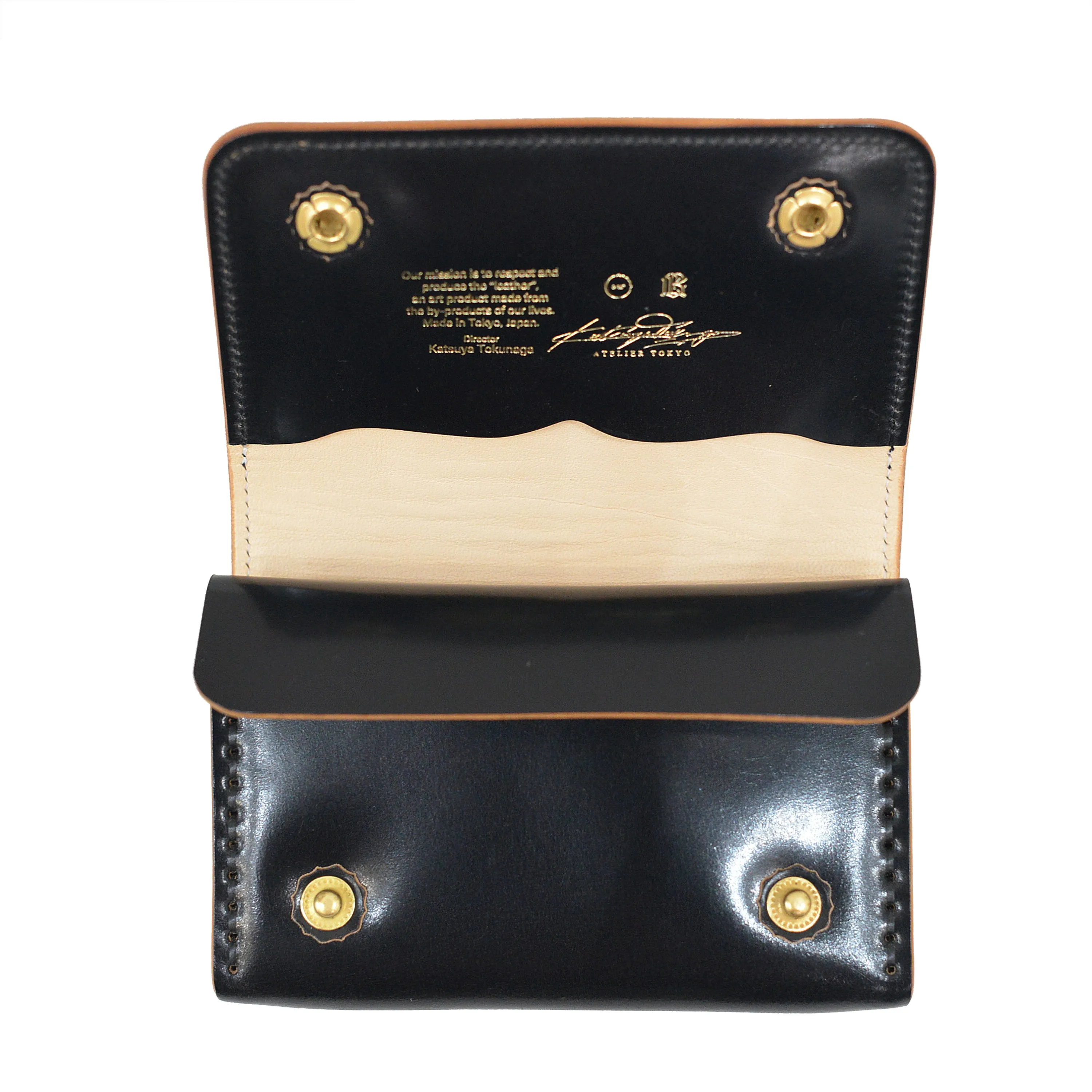 CARD CASE -DOUBLE (Cordovan leather)