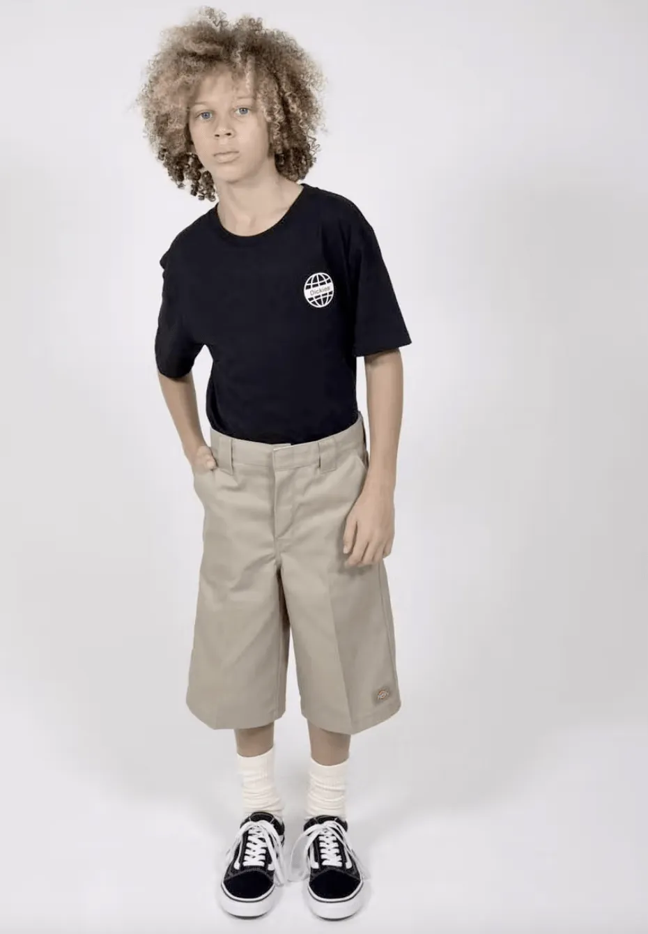 DICKIES YOUTH MULTI POCKET SHORT - KHAKI
