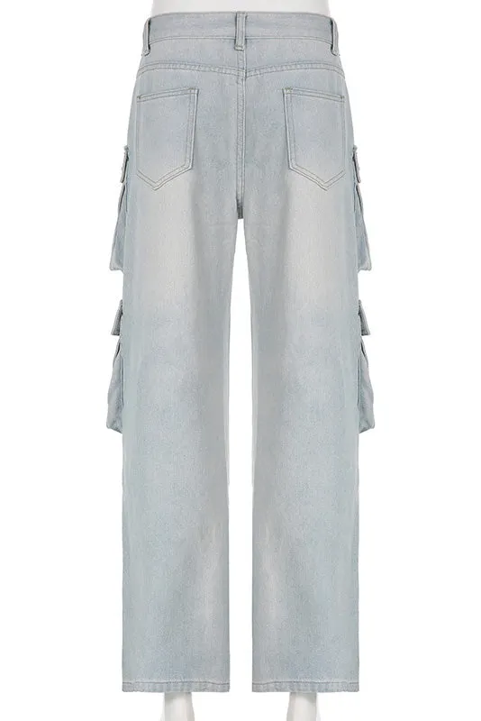 High-Waist Street Denim