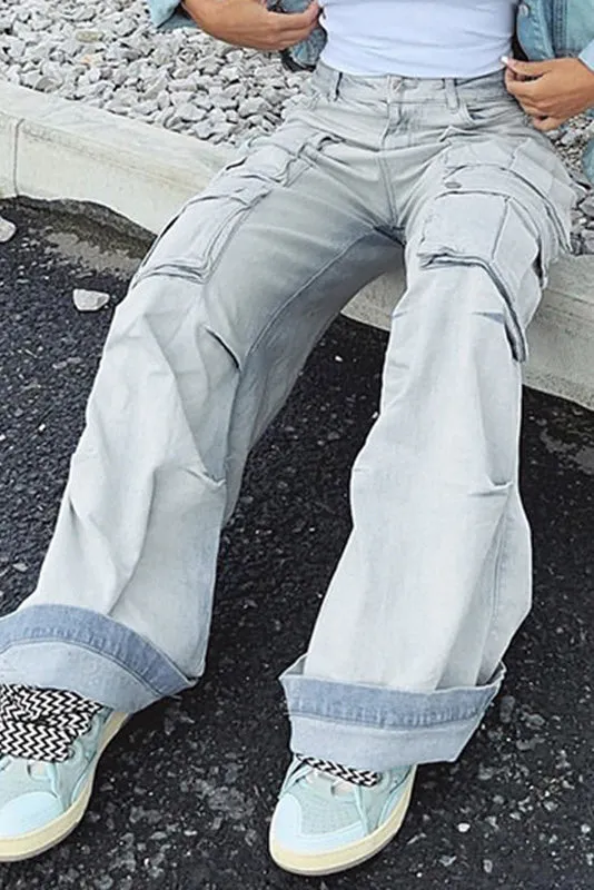 High-Waist Street Denim
