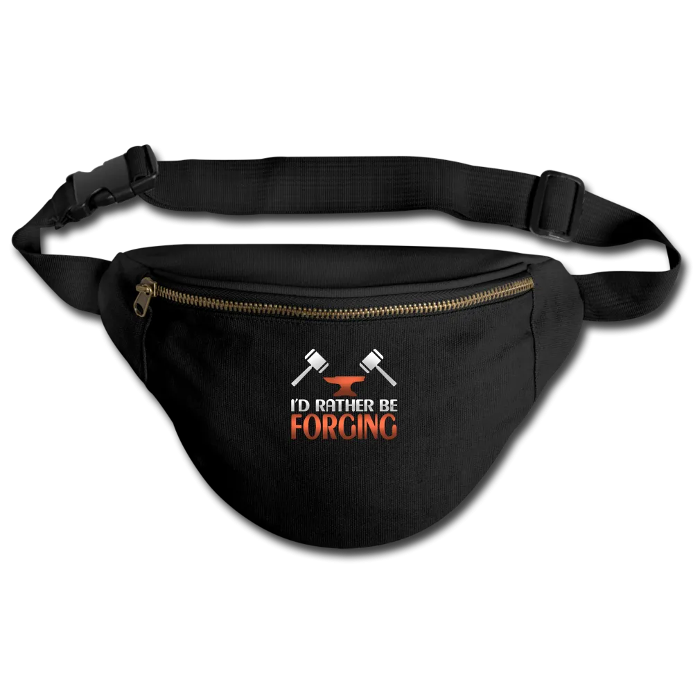 I'd Rather Be Forging Blacksmith Forge Hammer Fanny Pack