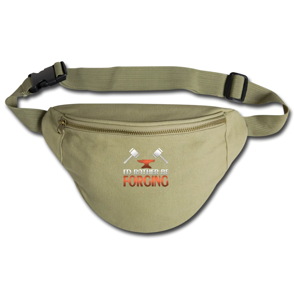 I'd Rather Be Forging Blacksmith Forge Hammer Fanny Pack