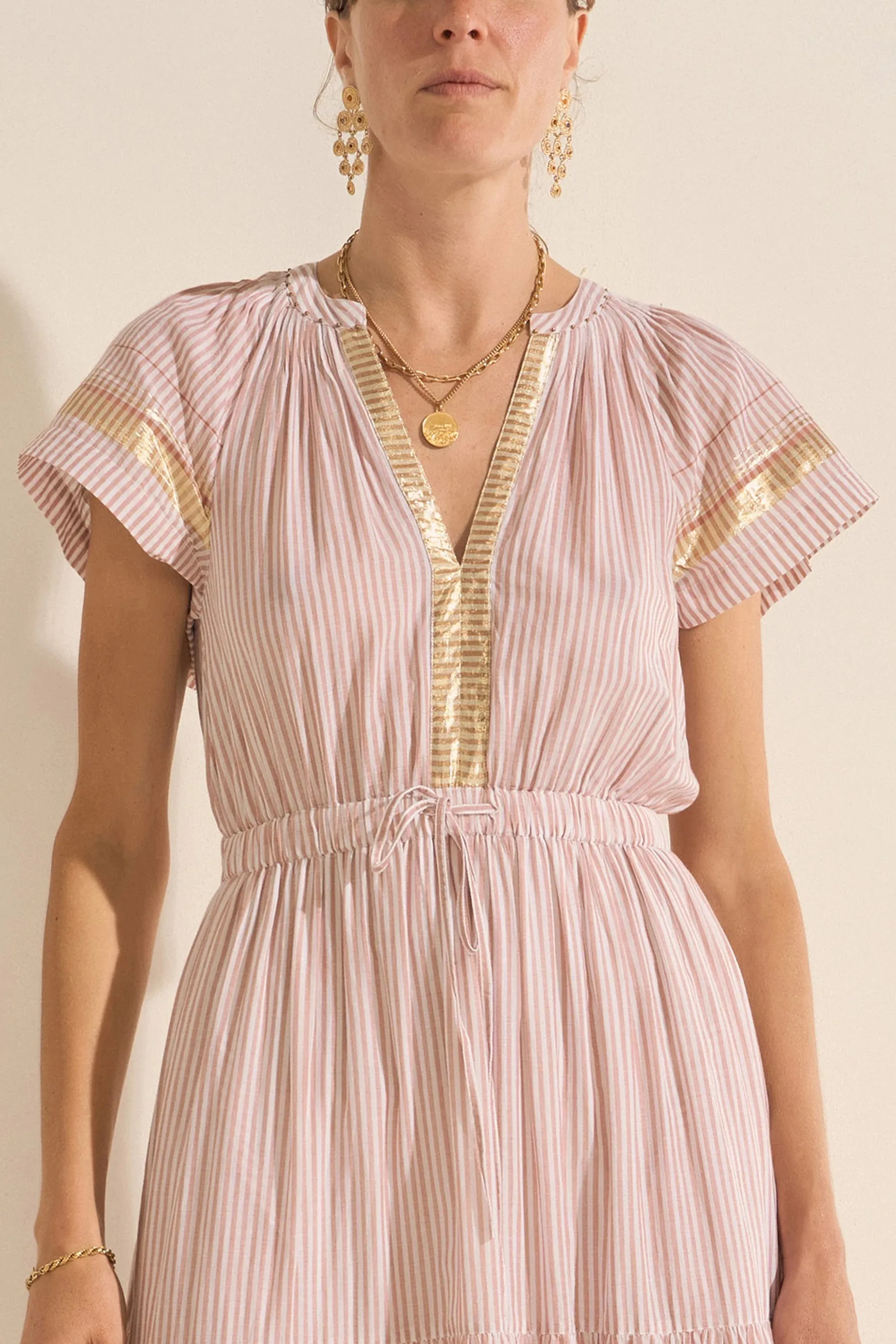 Ilio Nema Fate Dress - Ithaki Stripe