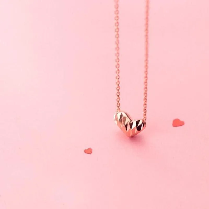 Imperfectly Perfect Heart Necklace