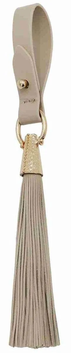 Leather Tassel Key Ring  Assorted (1 piece)
