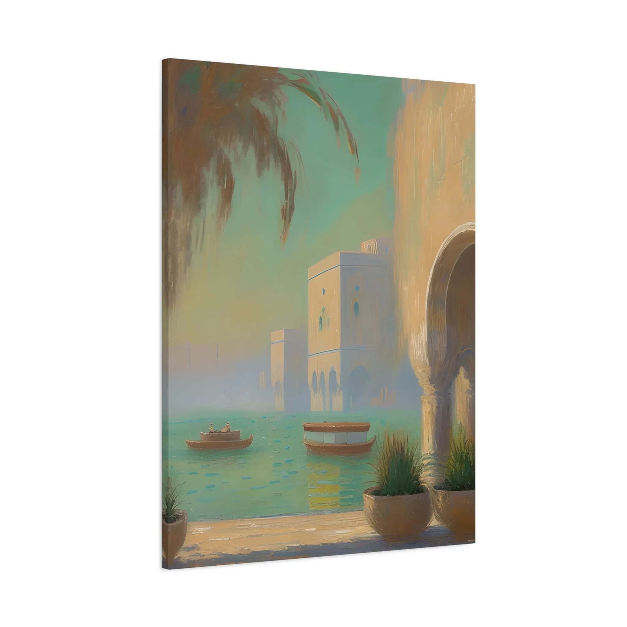 Mediterranean Muse Matte Canvas Curated By Artisan & Blooms