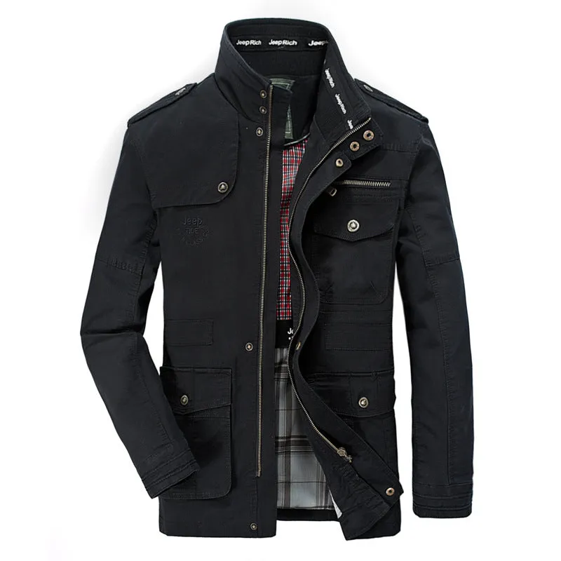Men's casual Multi-pocket Jacket