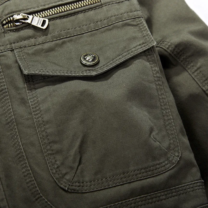 Men's casual Multi-pocket Jacket