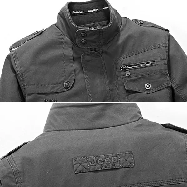 Men's casual Multi-pocket Jacket