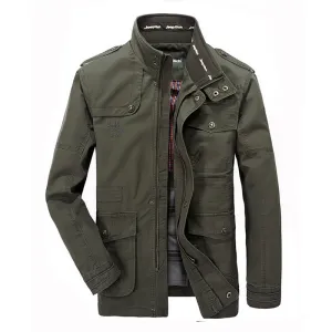Men's casual Multi-pocket Jacket