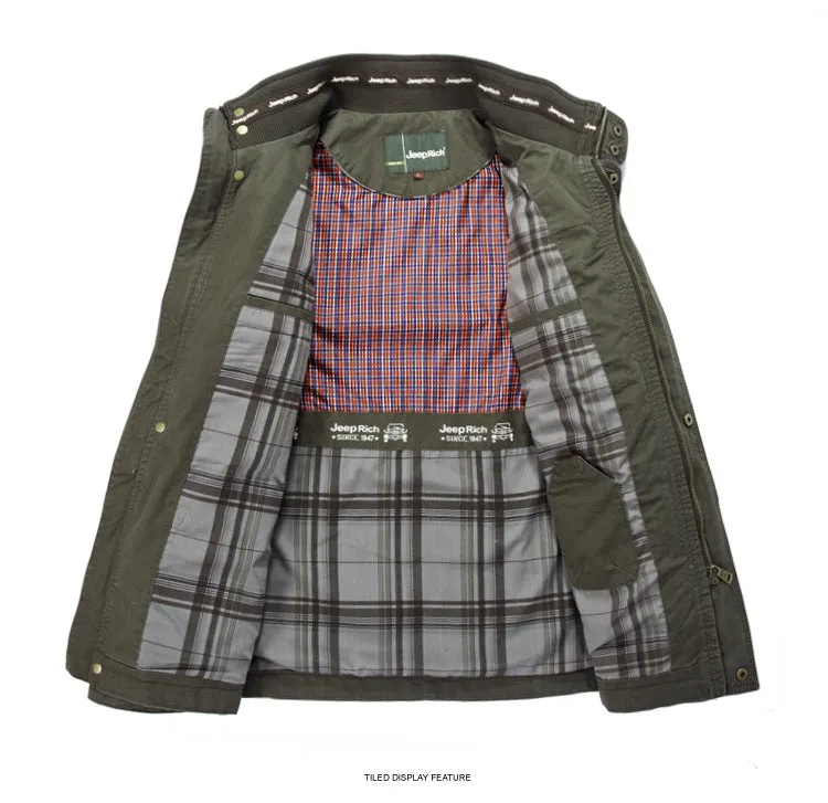 Men's casual Multi-pocket Jacket
