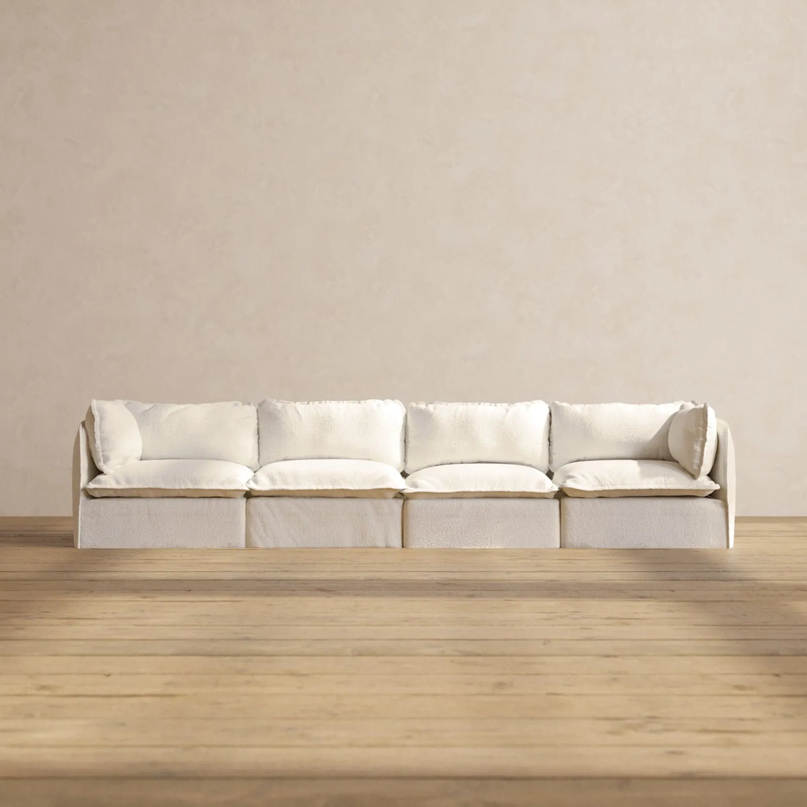 Modular Performance 4-Seater in Mousse | Deluxe Blend