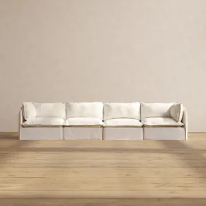 Modular Performance 4-Seater in Mousse | Deluxe Blend