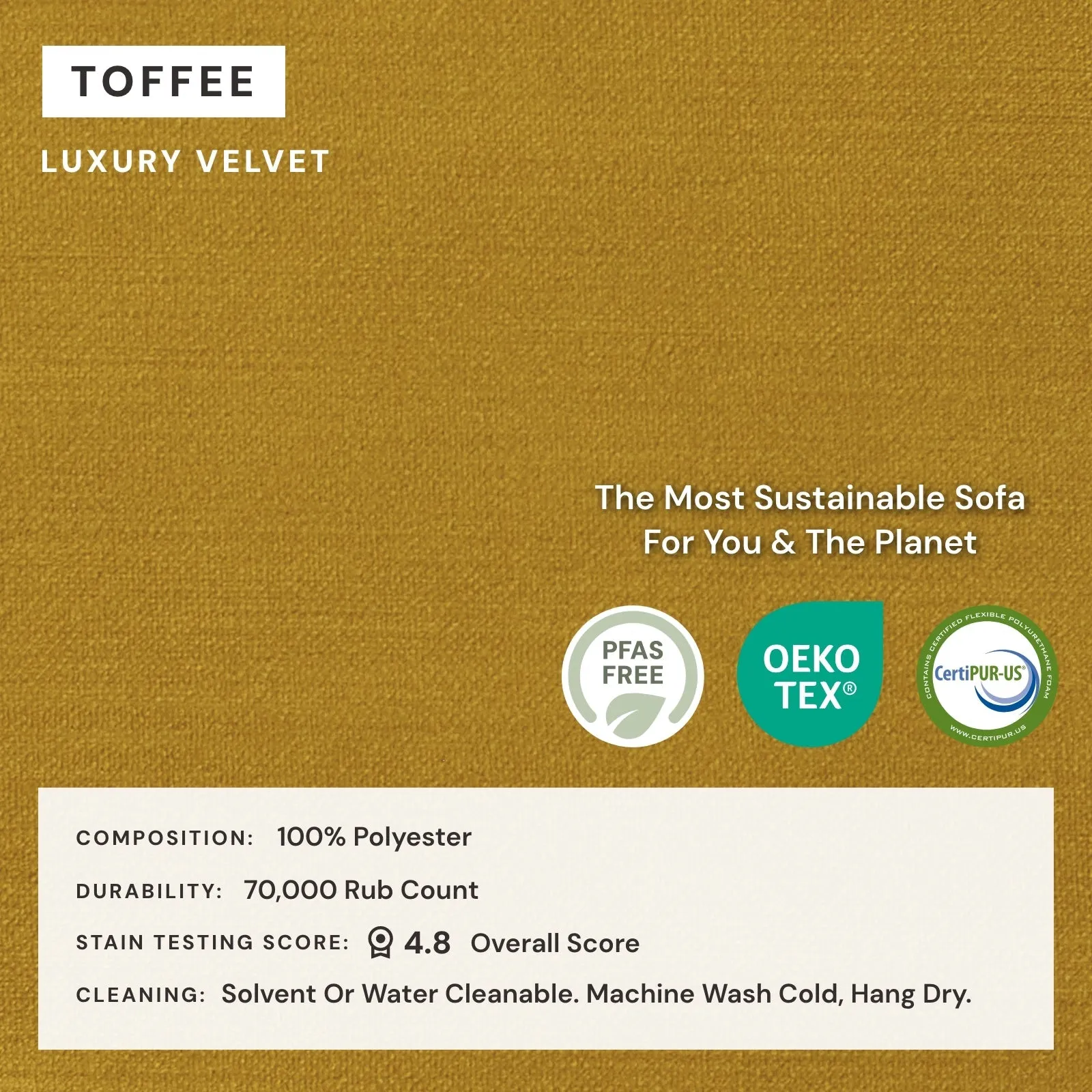 Modular Performance 9-Seater U-Sectional in Toffee | Deluxe Blend