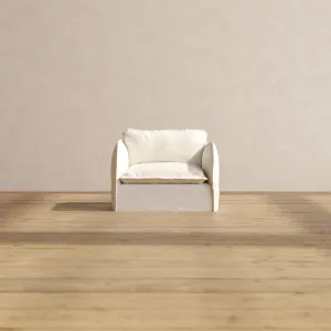 Modular Performance Armchair in Mousse | Deluxe Blend
