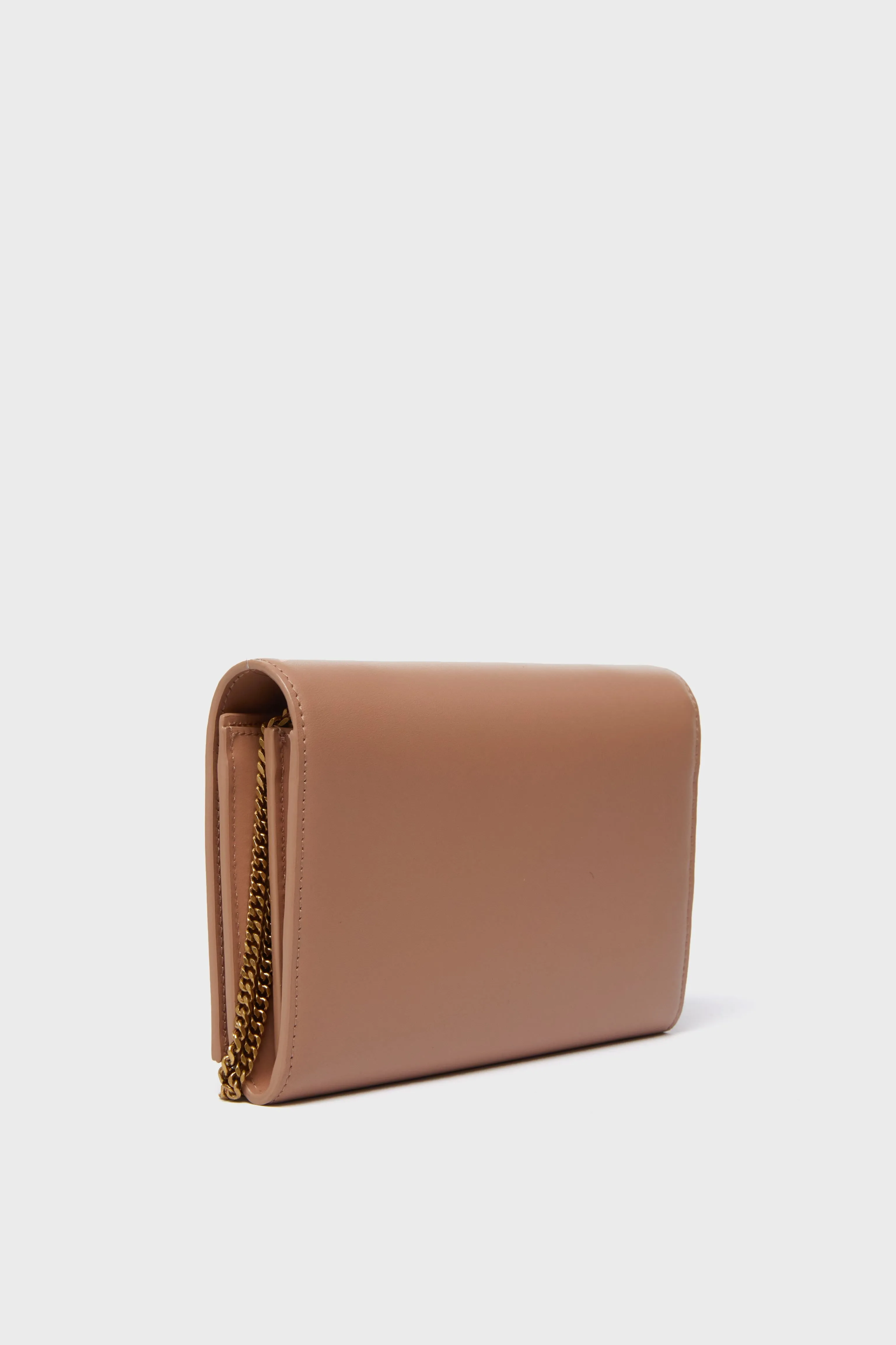 Saint Laurent Vintage Peach Wallet On Chain