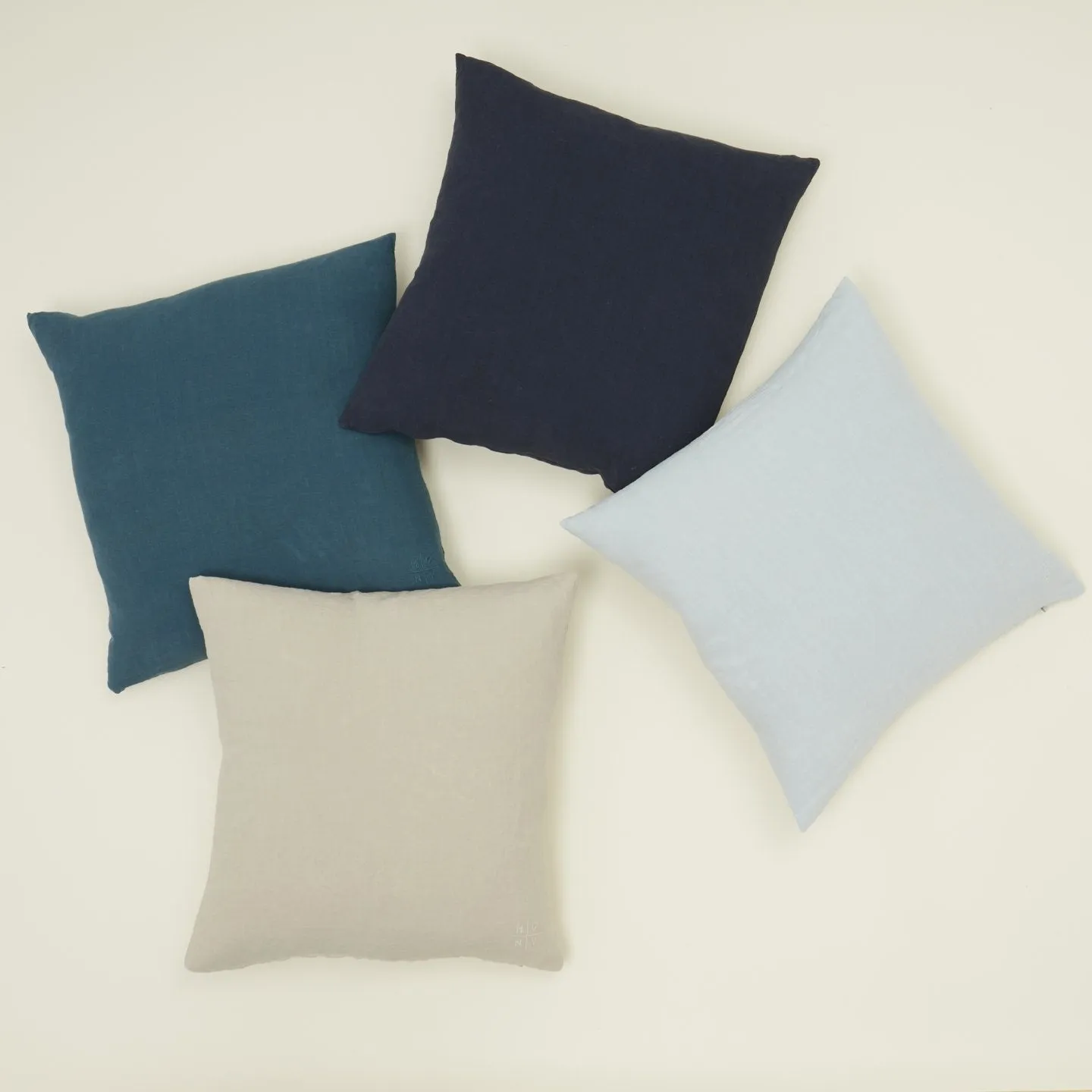 Simple Linen Euro Sham - Sky