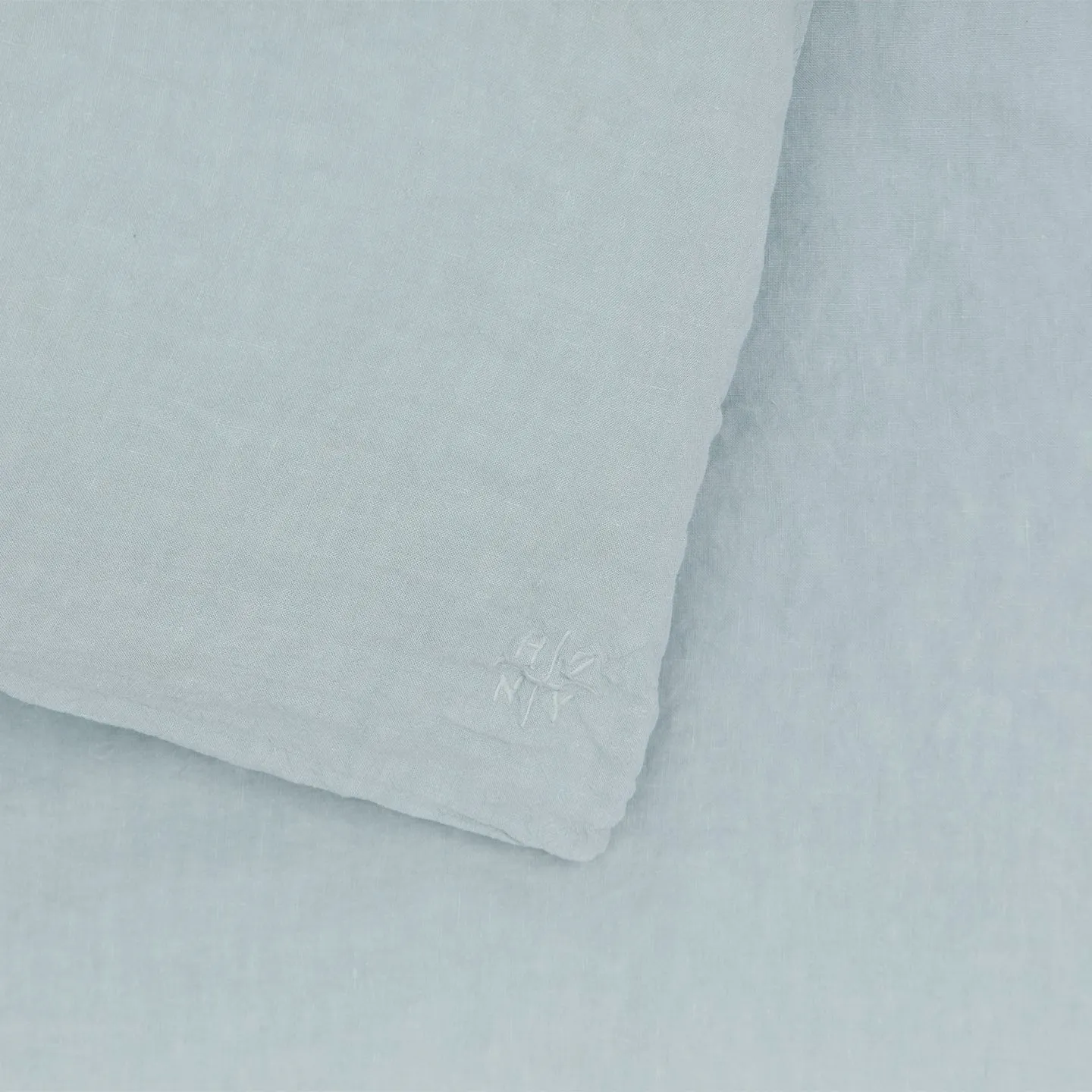 Simple Linen Euro Sham - Sky