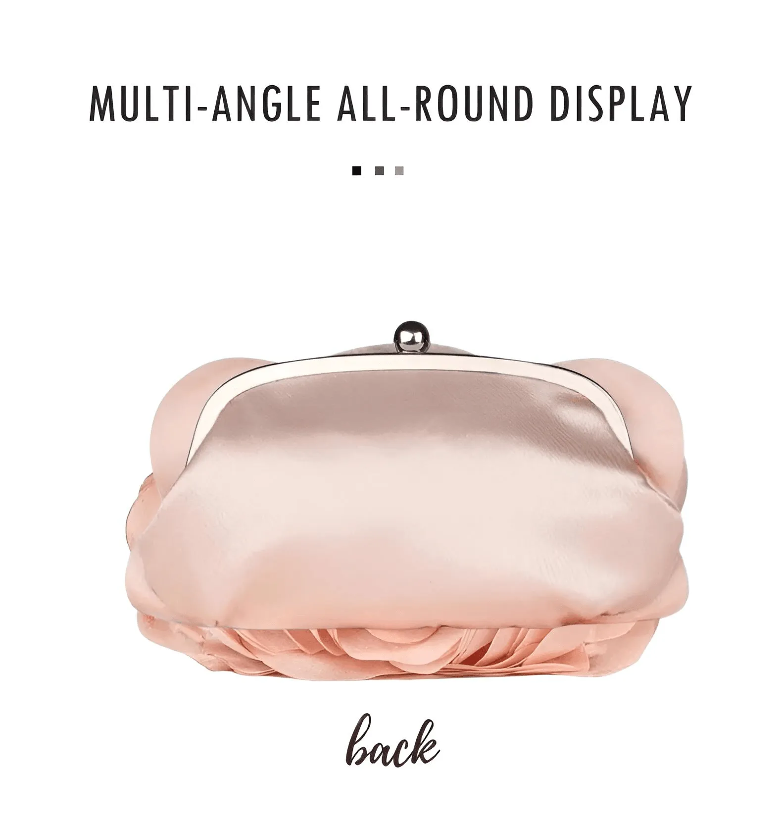 Small Floral Satin Purse Women's