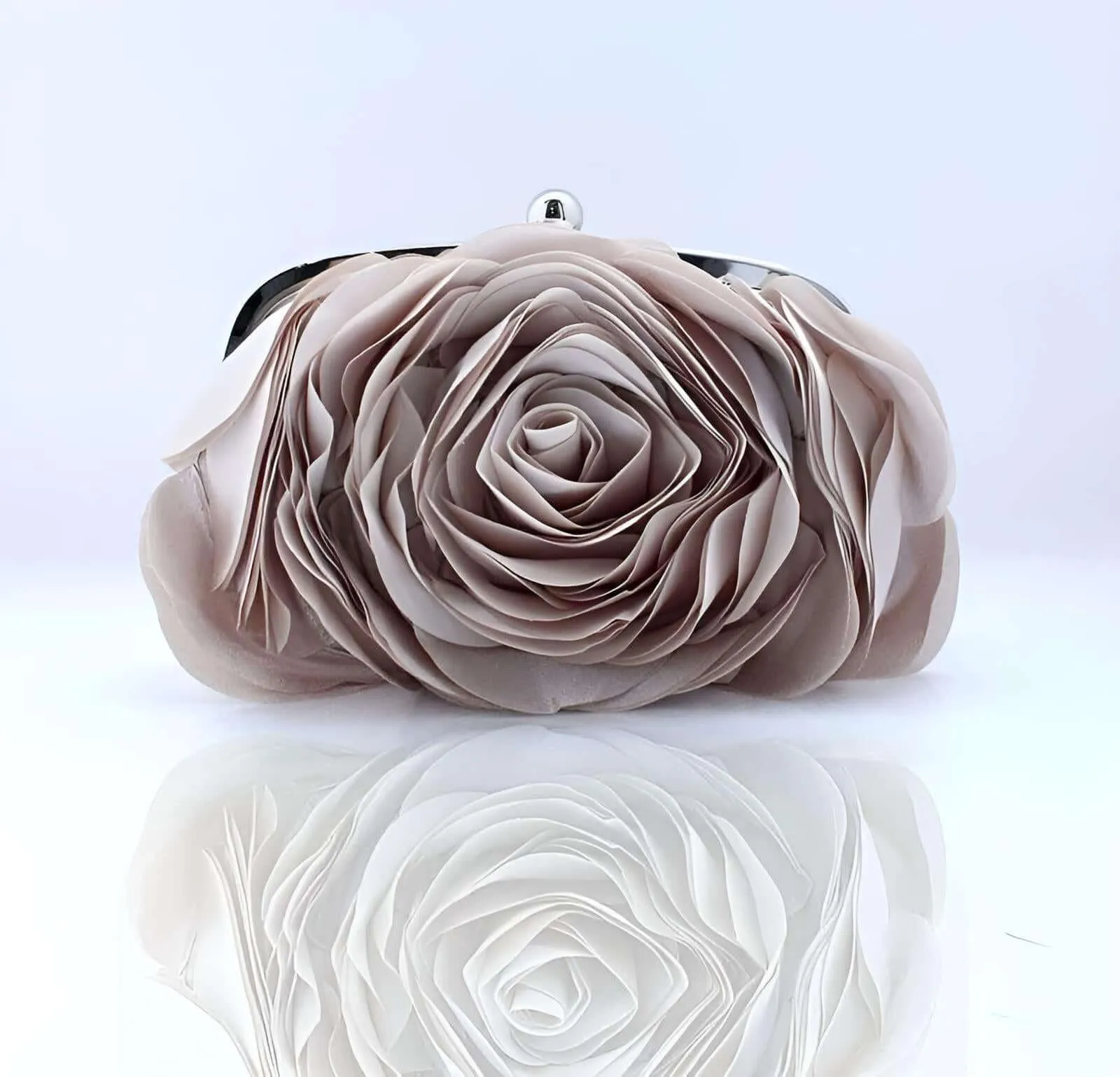 Small Floral Satin Purse Women's