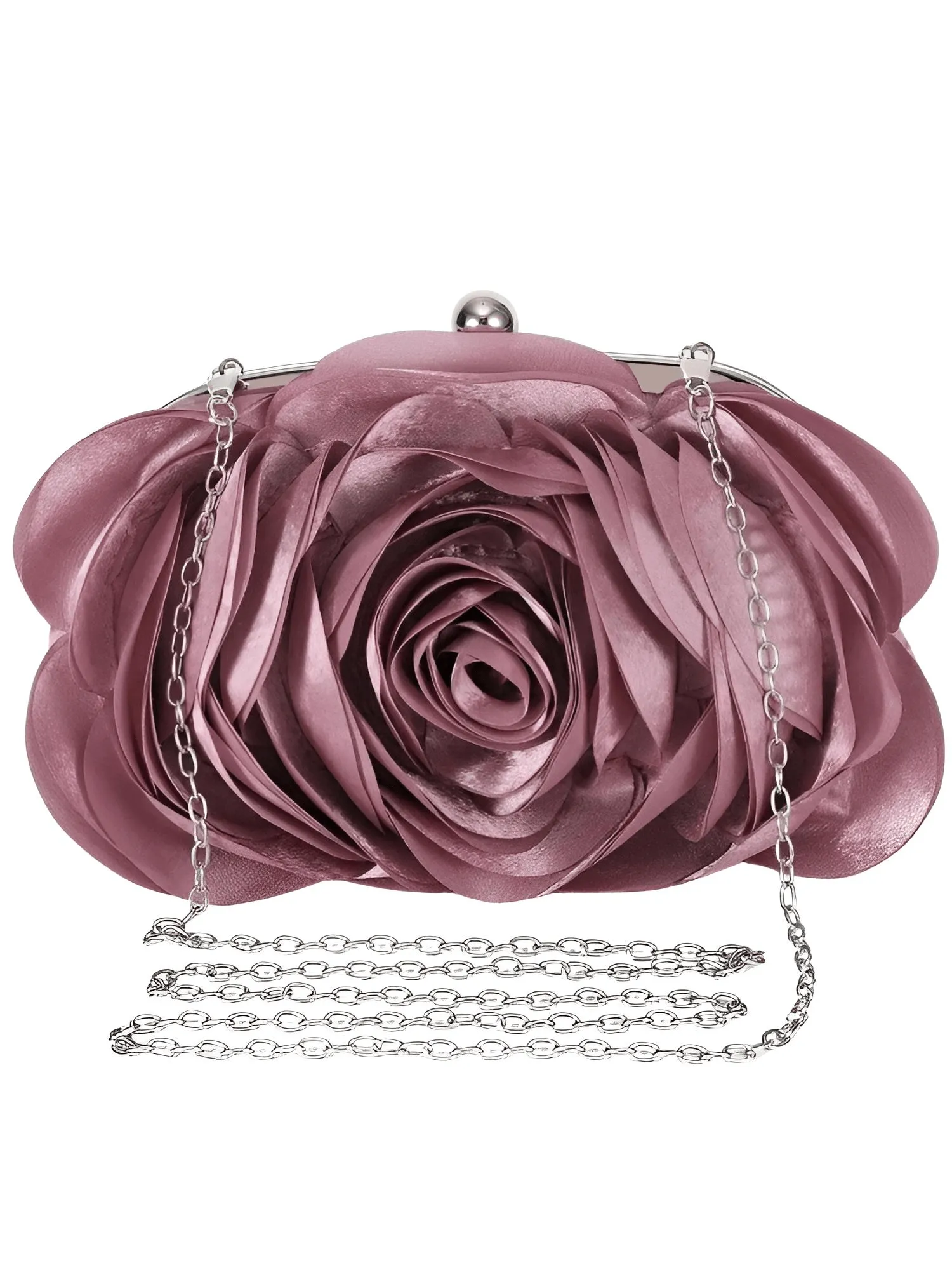 Small Floral Satin Purse Women's