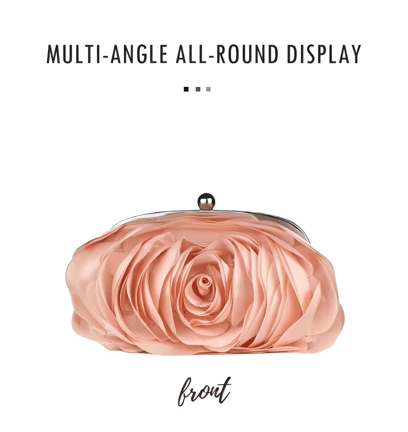 Small Floral Satin Purse Women's