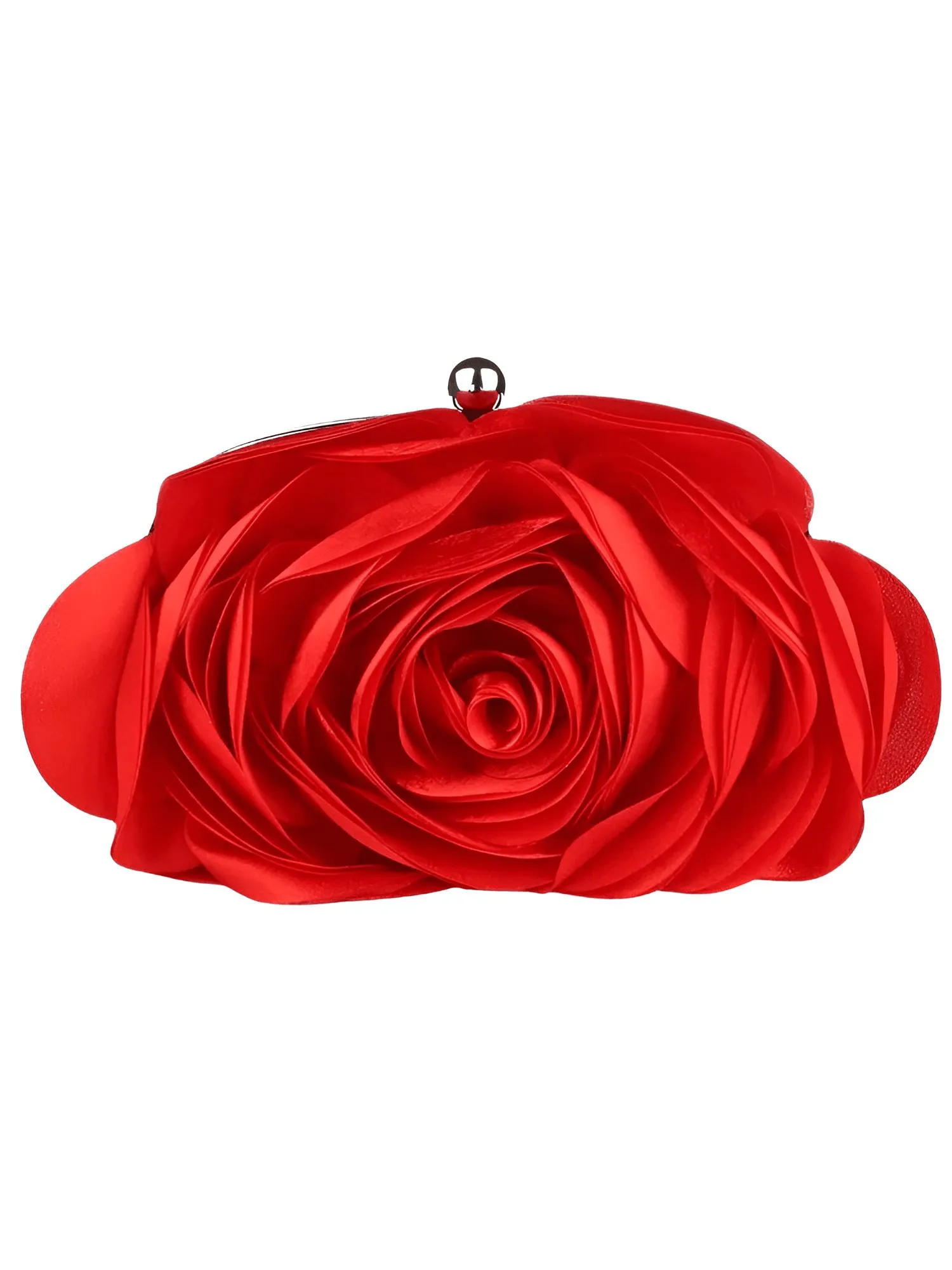 Small Floral Satin Purse Women's