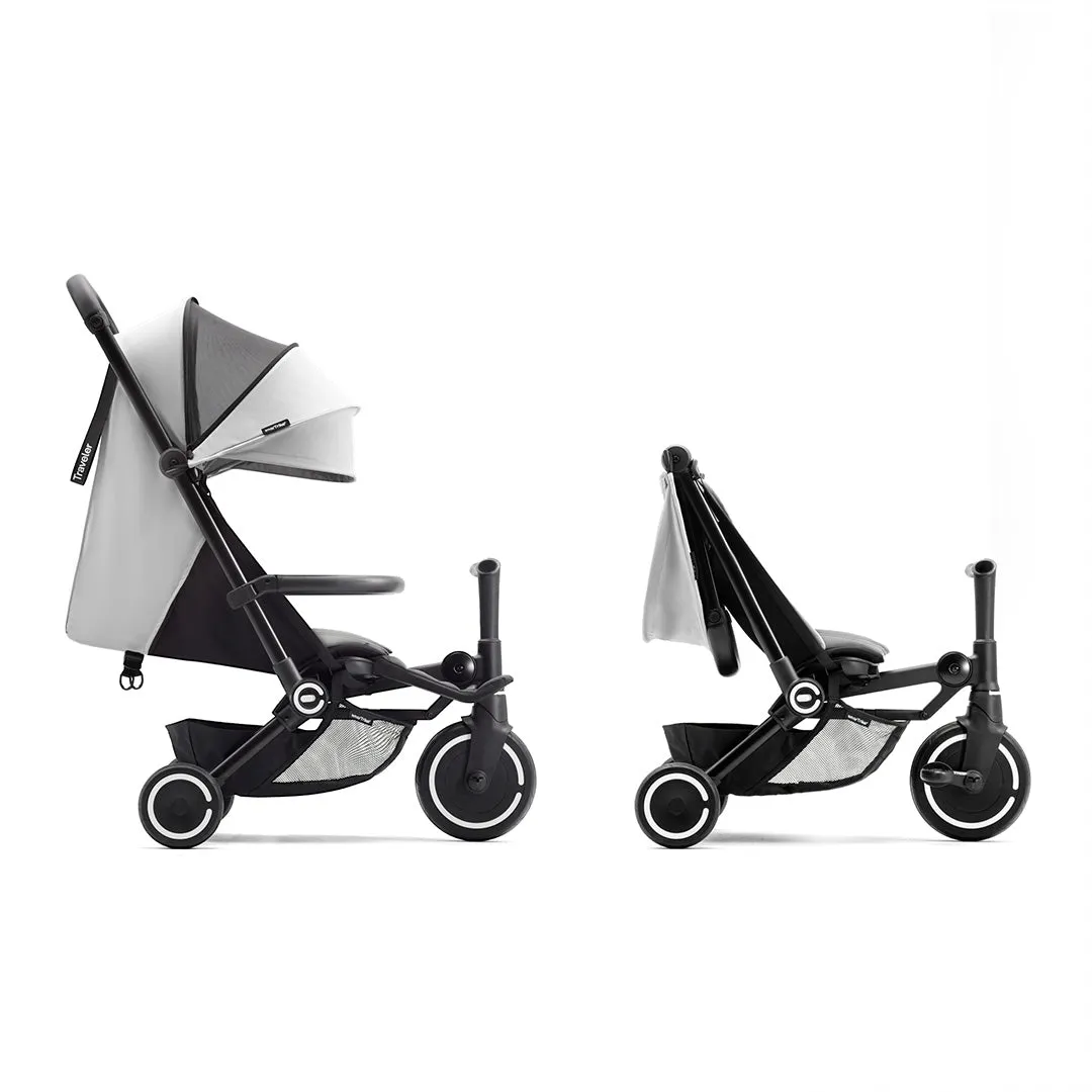smarTrike Traveler Active Stroller - Silver White