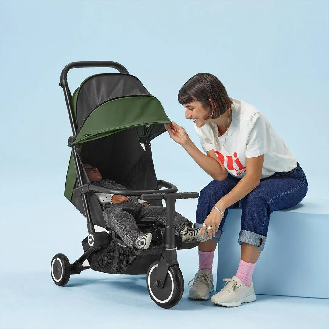 smarTrike Traveler Active Stroller - Silver White