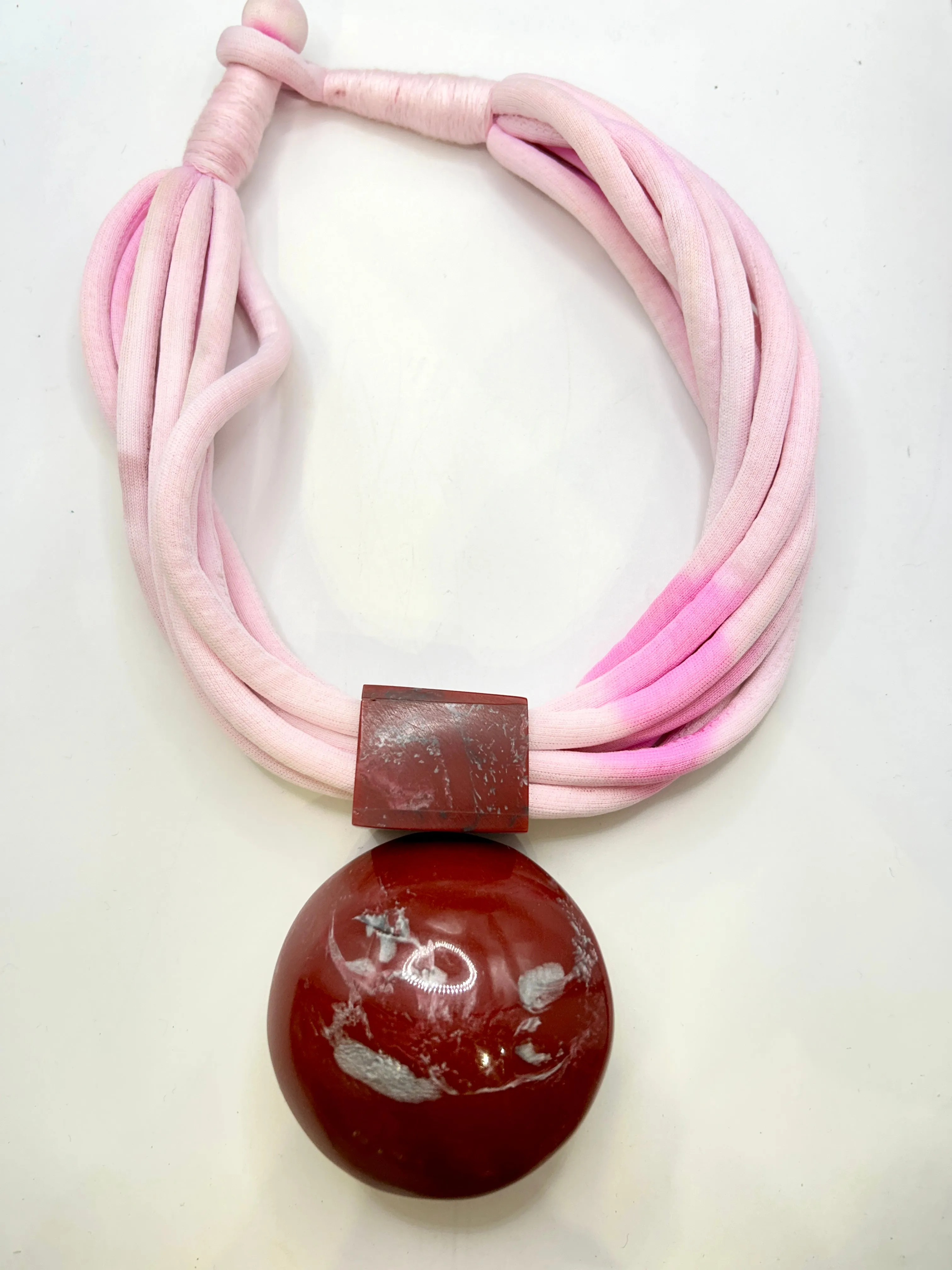 Vivid Spectrum multi Layer Acrylic Ball Statement Necklace