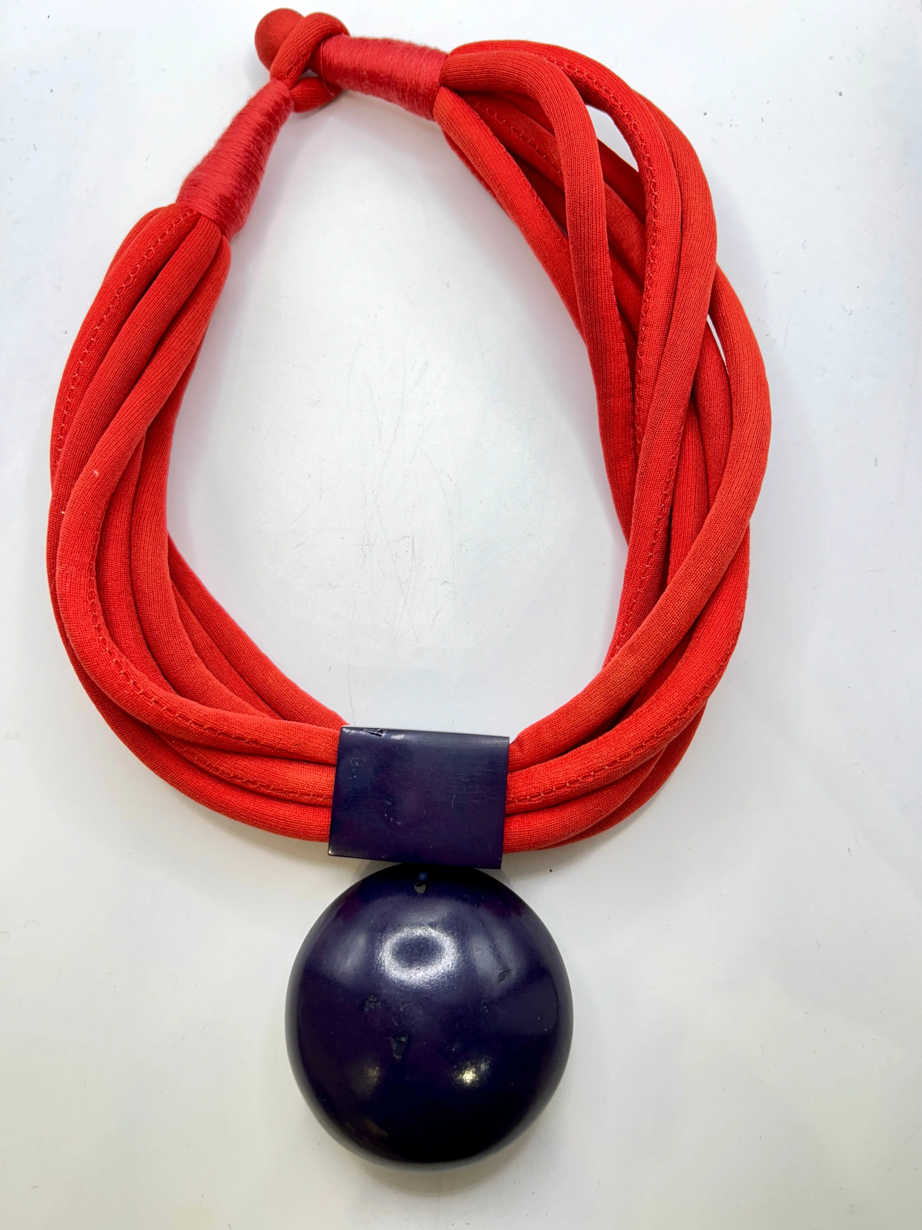 Vivid Spectrum multi Layer Acrylic Ball Statement Necklace