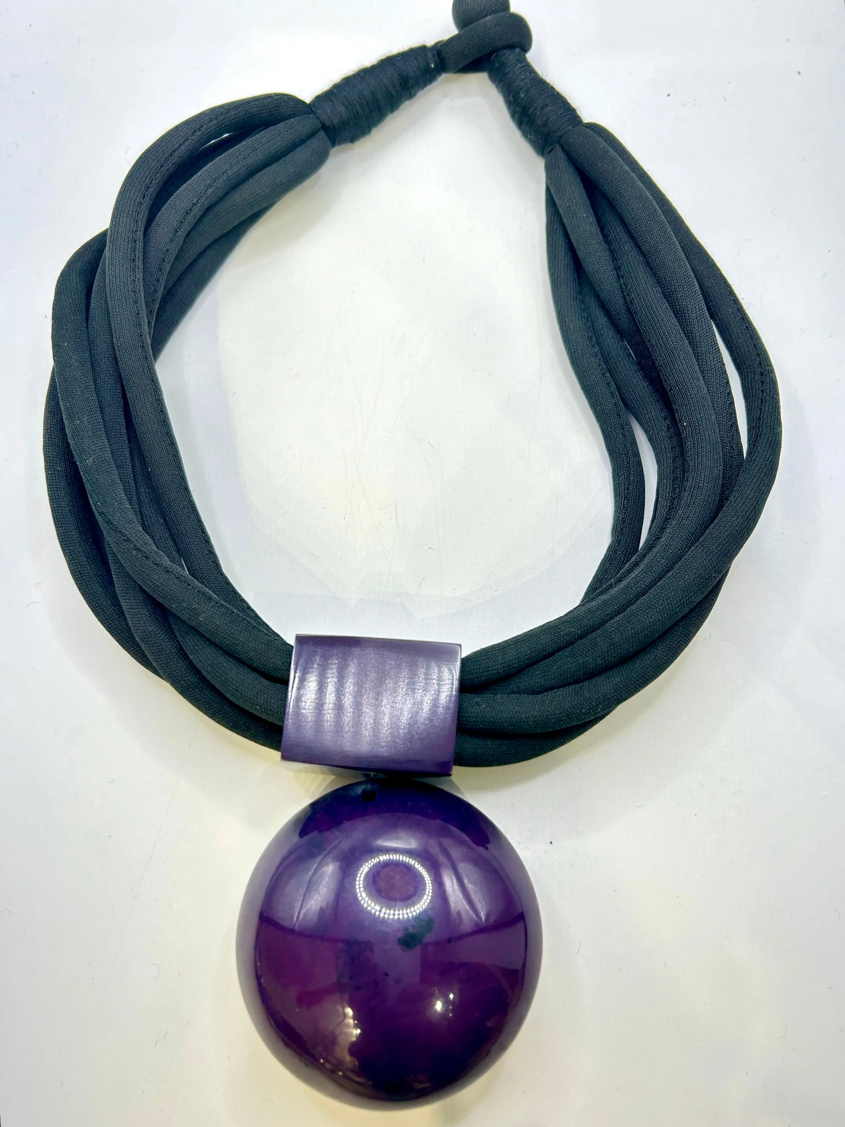 Vivid Spectrum multi Layer Acrylic Ball Statement Necklace